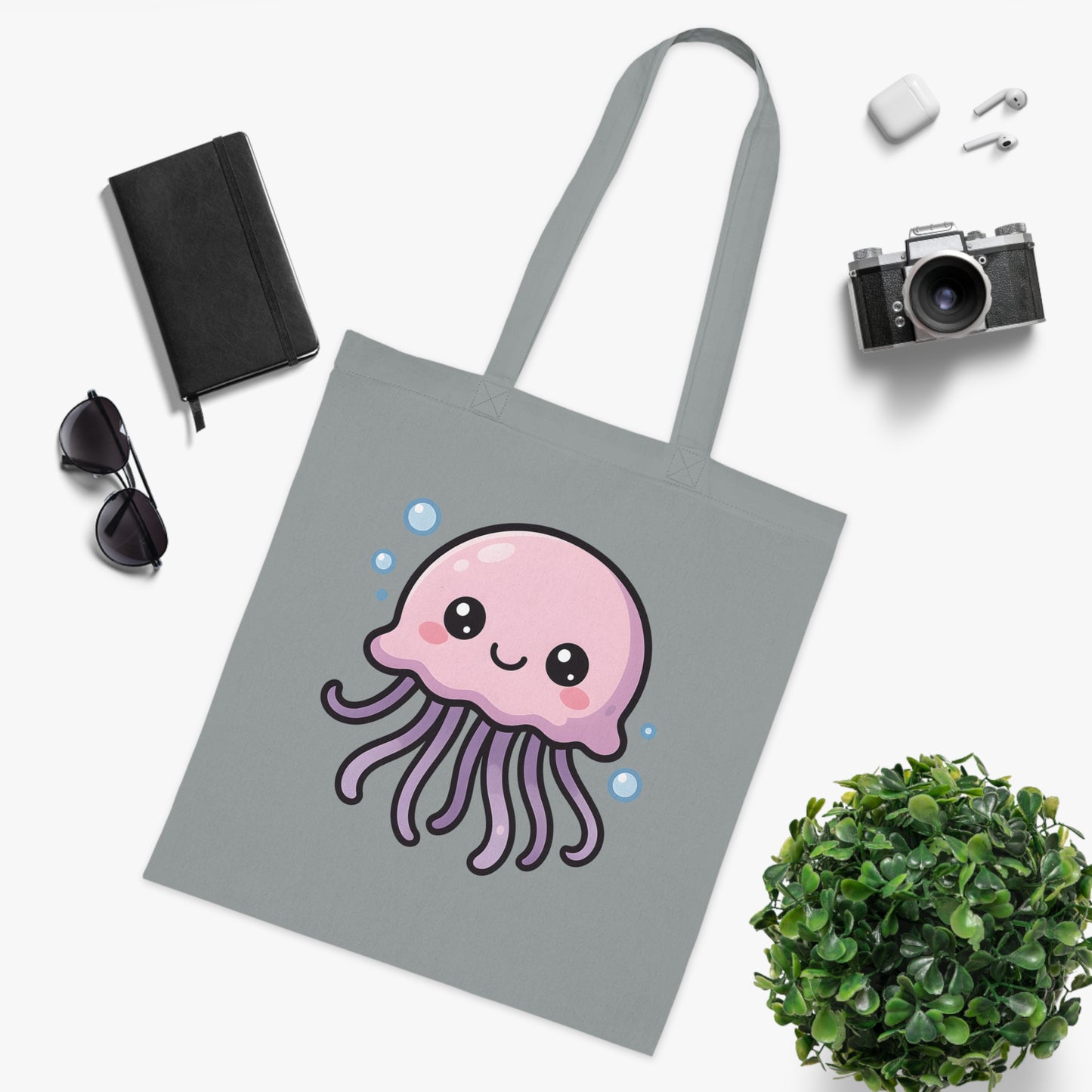 Cartoon Cute Jellyfish Tote Bag