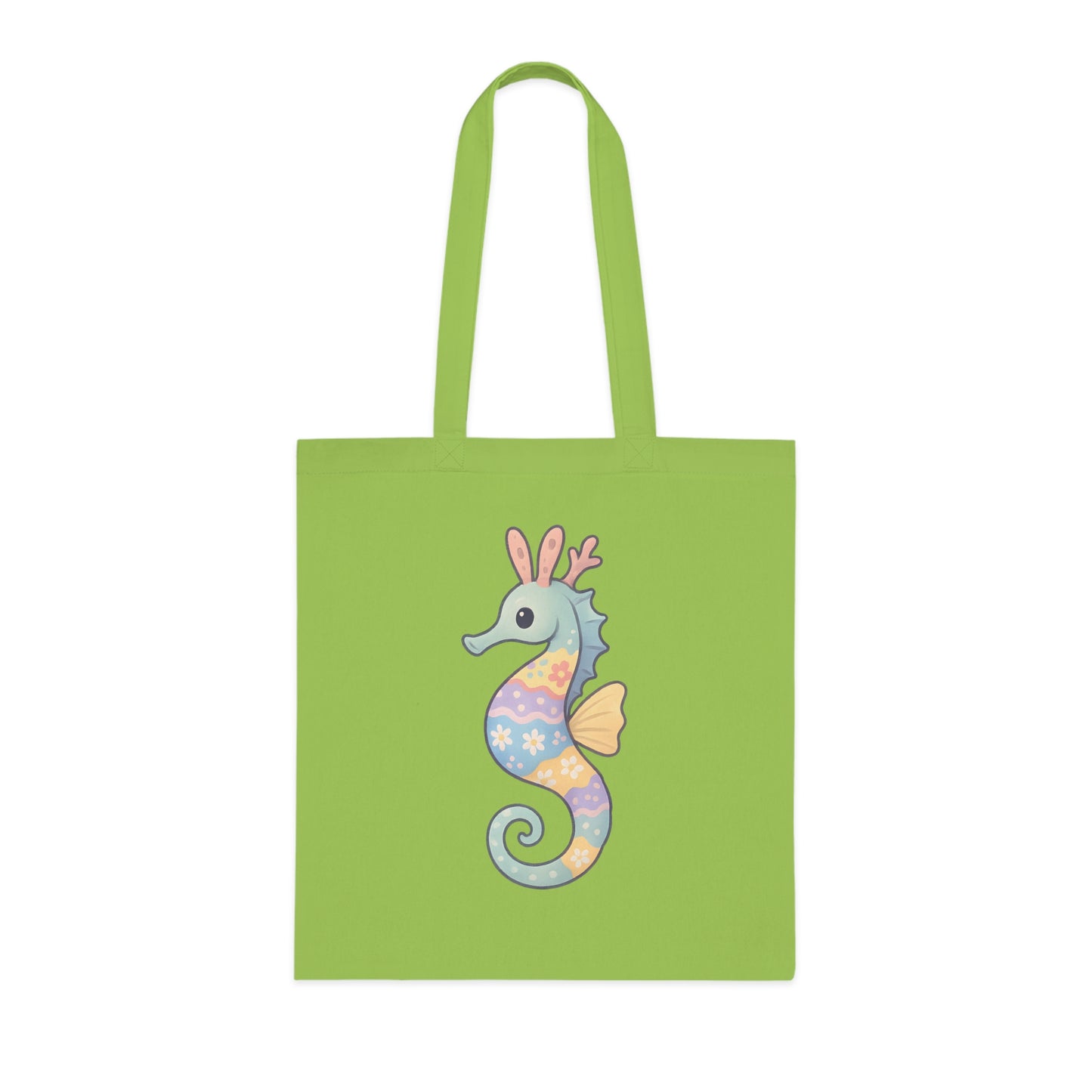 Easter Seahorse Tote Bag