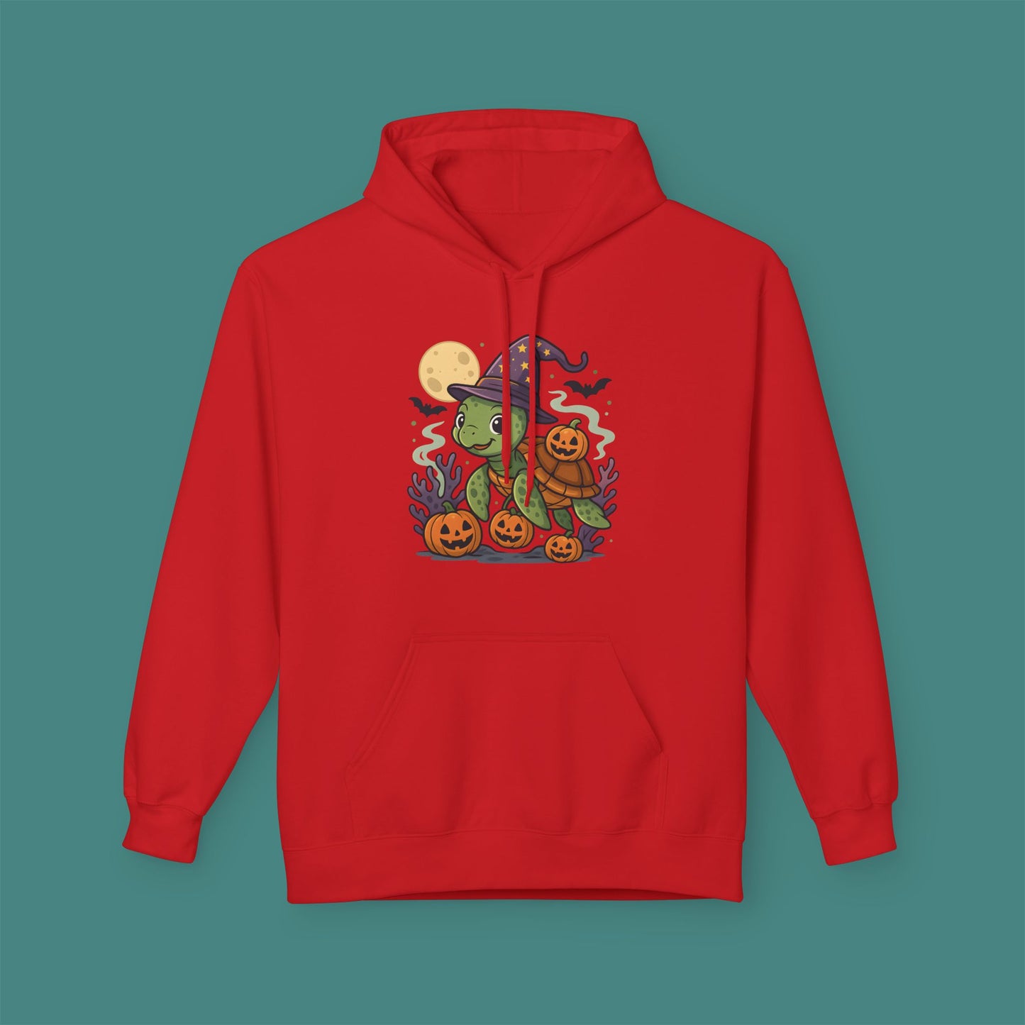 Halloween Turtle Fleece Unisex Hoodie