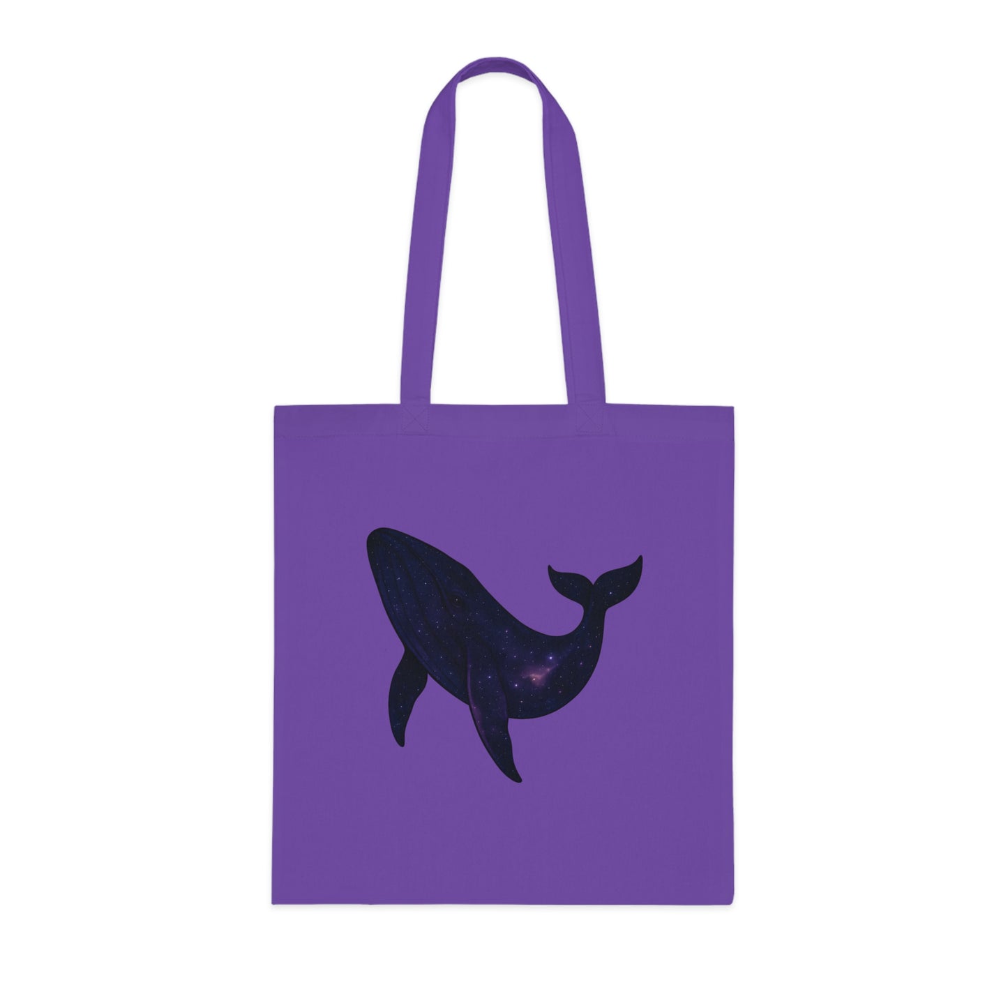 Cosmic Galaxy Whale Tote Bag