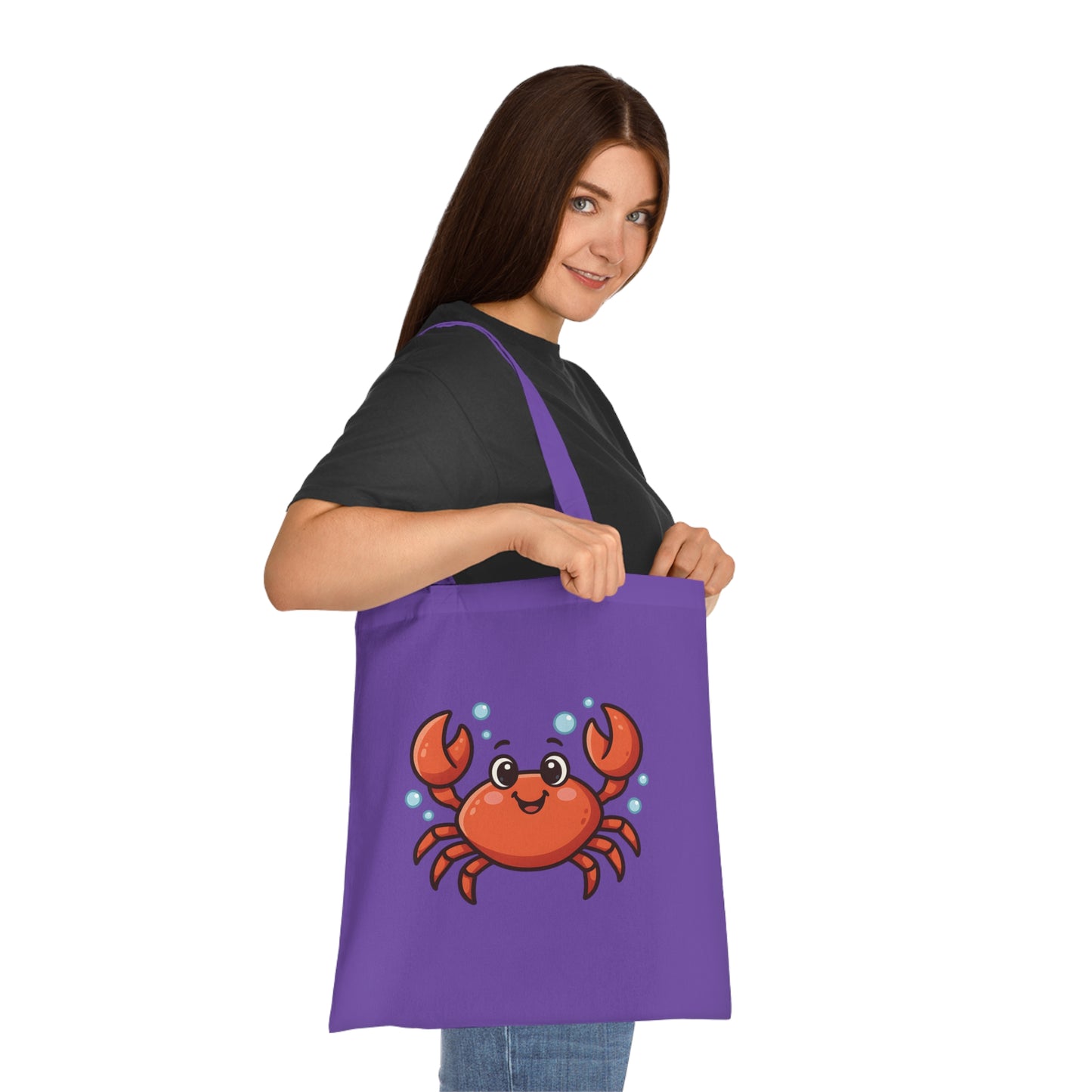 Cartoon Cute Crab Tote Bag