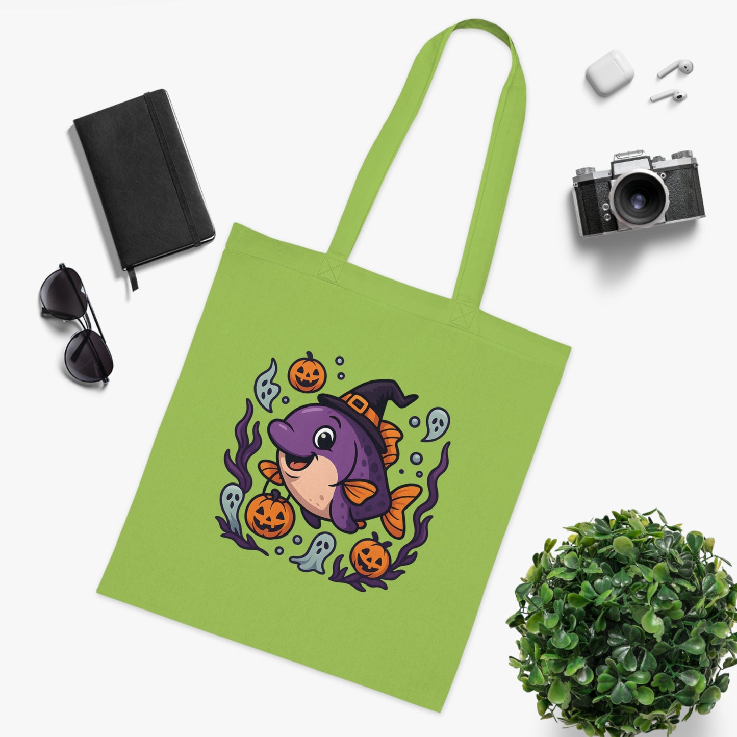 Halloween Fish Tote Bag