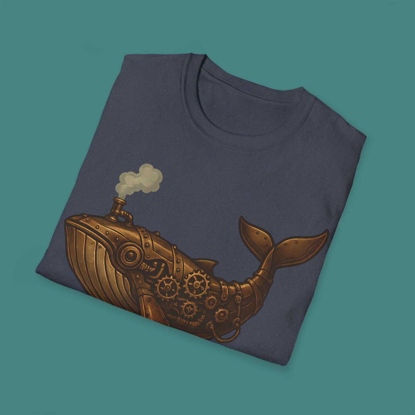 Steampunk Mechanical Whale Unisex T-Shirt