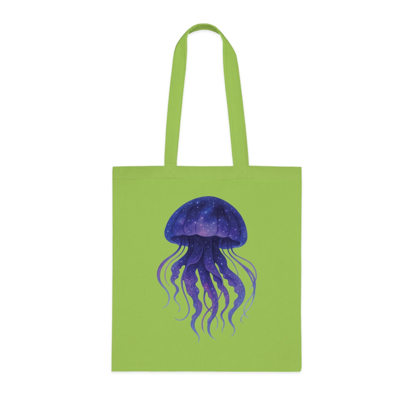 Cosmic Galaxy Jellyfish Tote Bag
