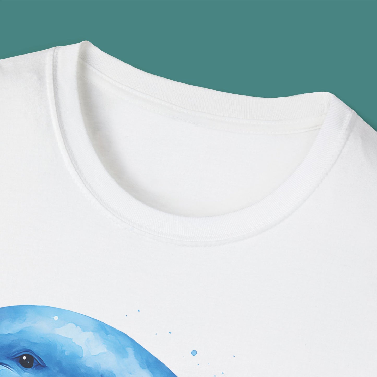 Watercolor Splash Dolphin Unisex T-Shirt