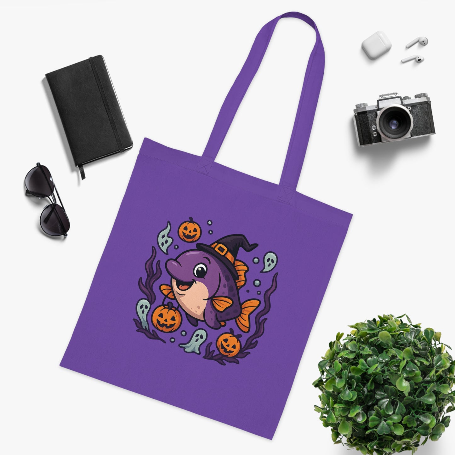 Halloween Fish Tote Bag