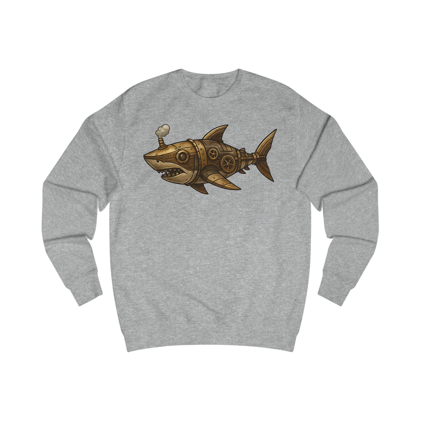 Steampunk Mechanical Shark Unisex Sweatshirt