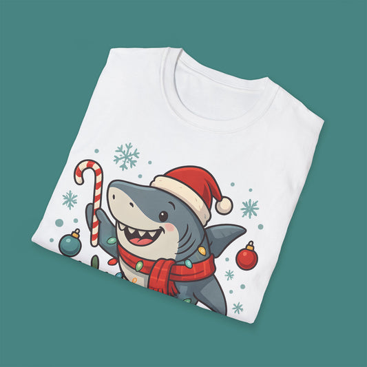 Christmas Shark Unisex T-Shirt