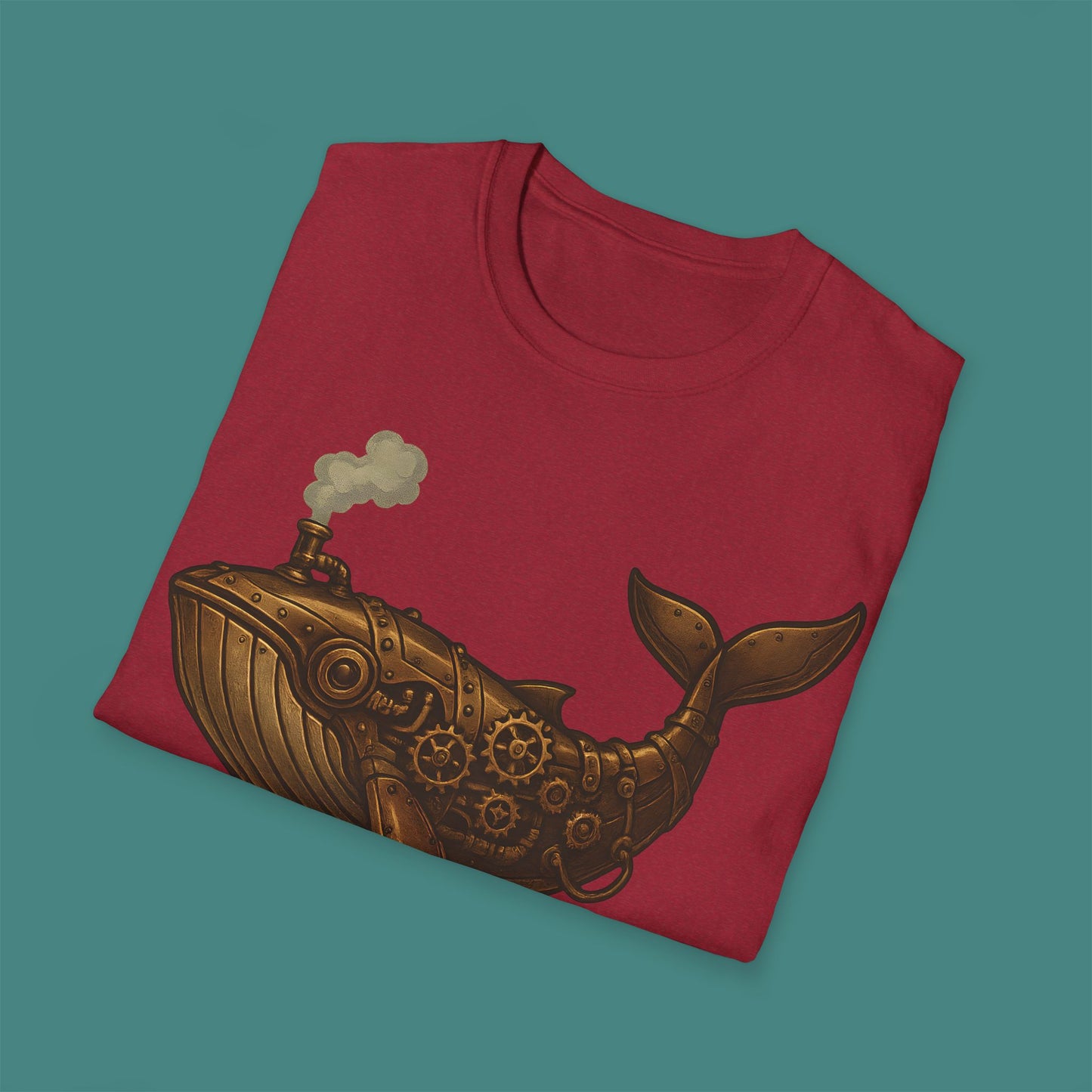 Steampunk Mechanical Whale Unisex T-Shirt