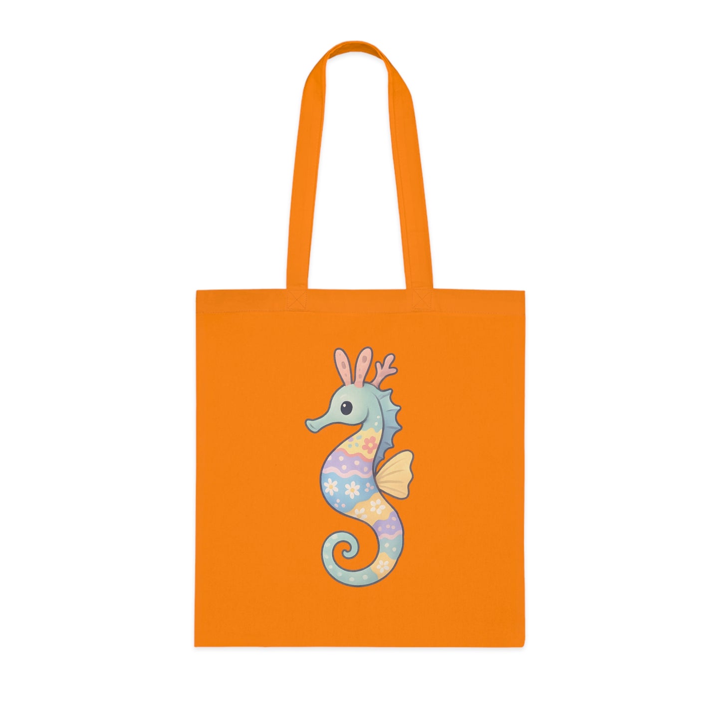 Easter Seahorse Tote Bag