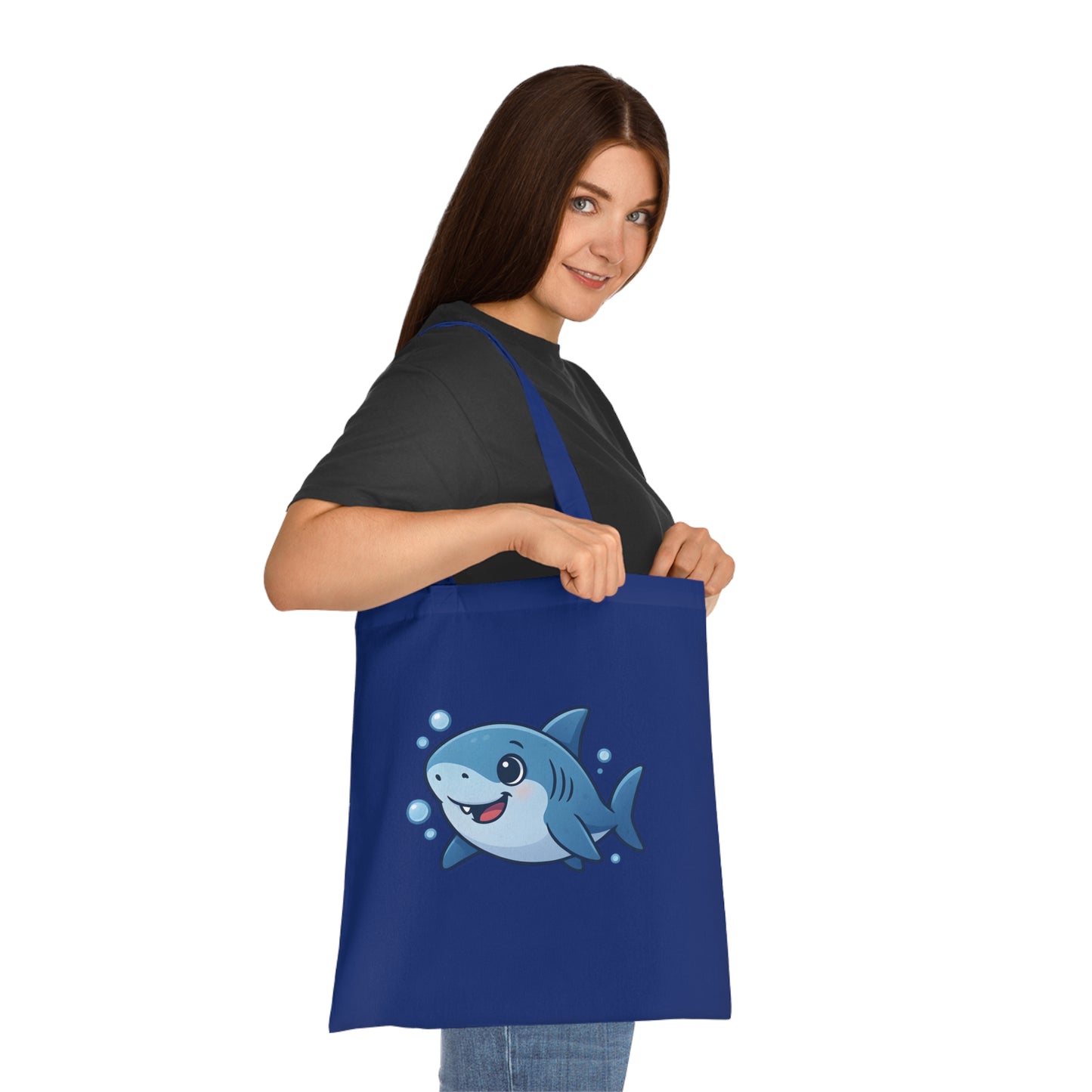 Cartoon Cute Shark Tote Bag