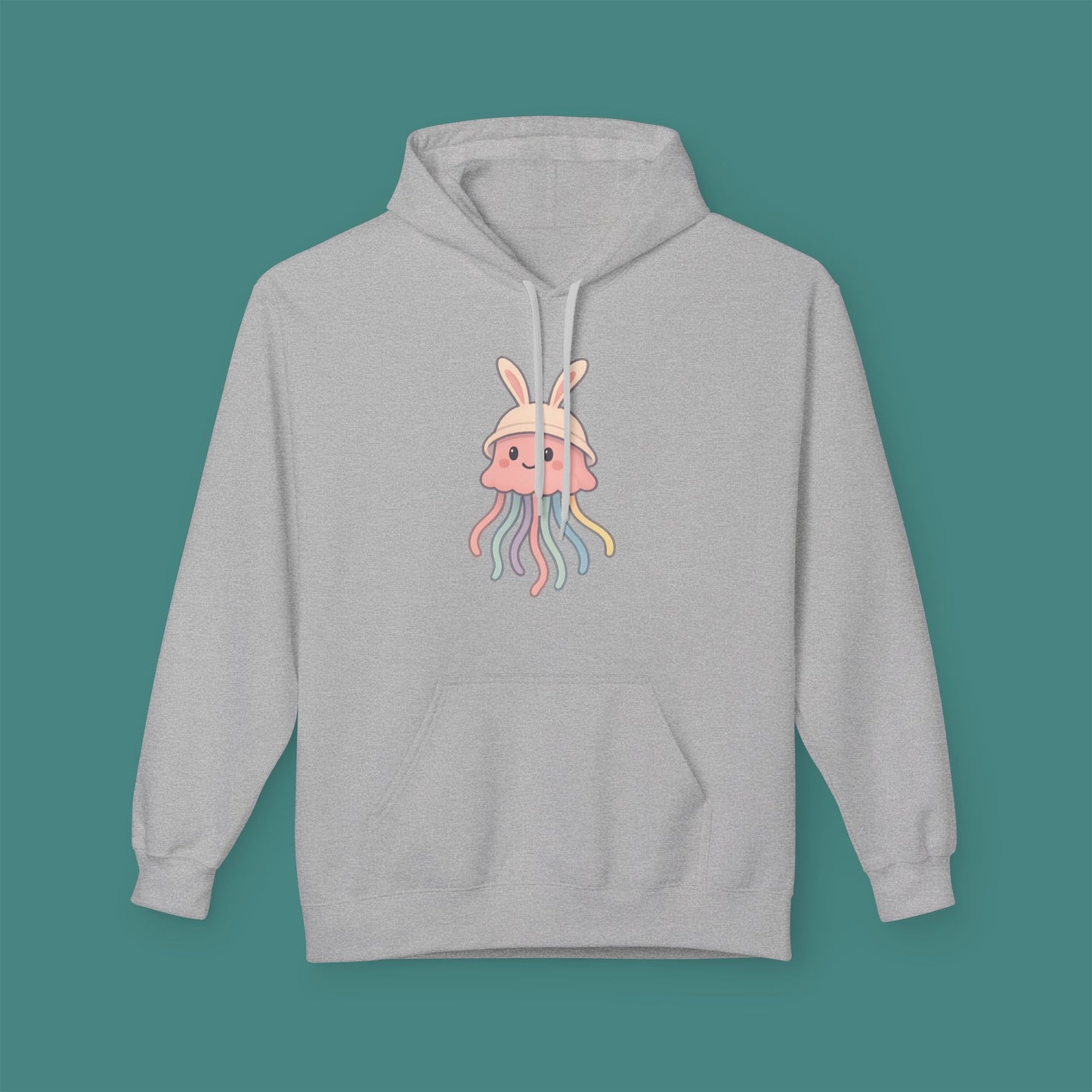Easter Jellyfish Fleece Unisex Hoodie