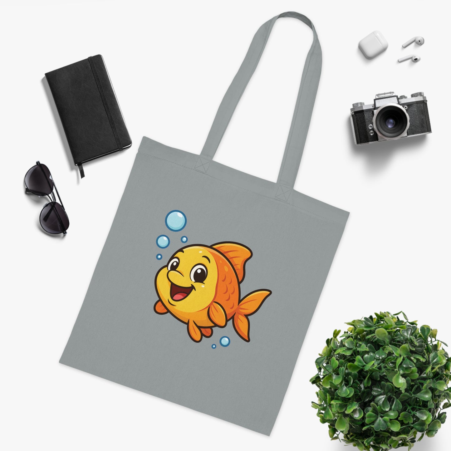 Cartoon Cute Fish Tote Bag