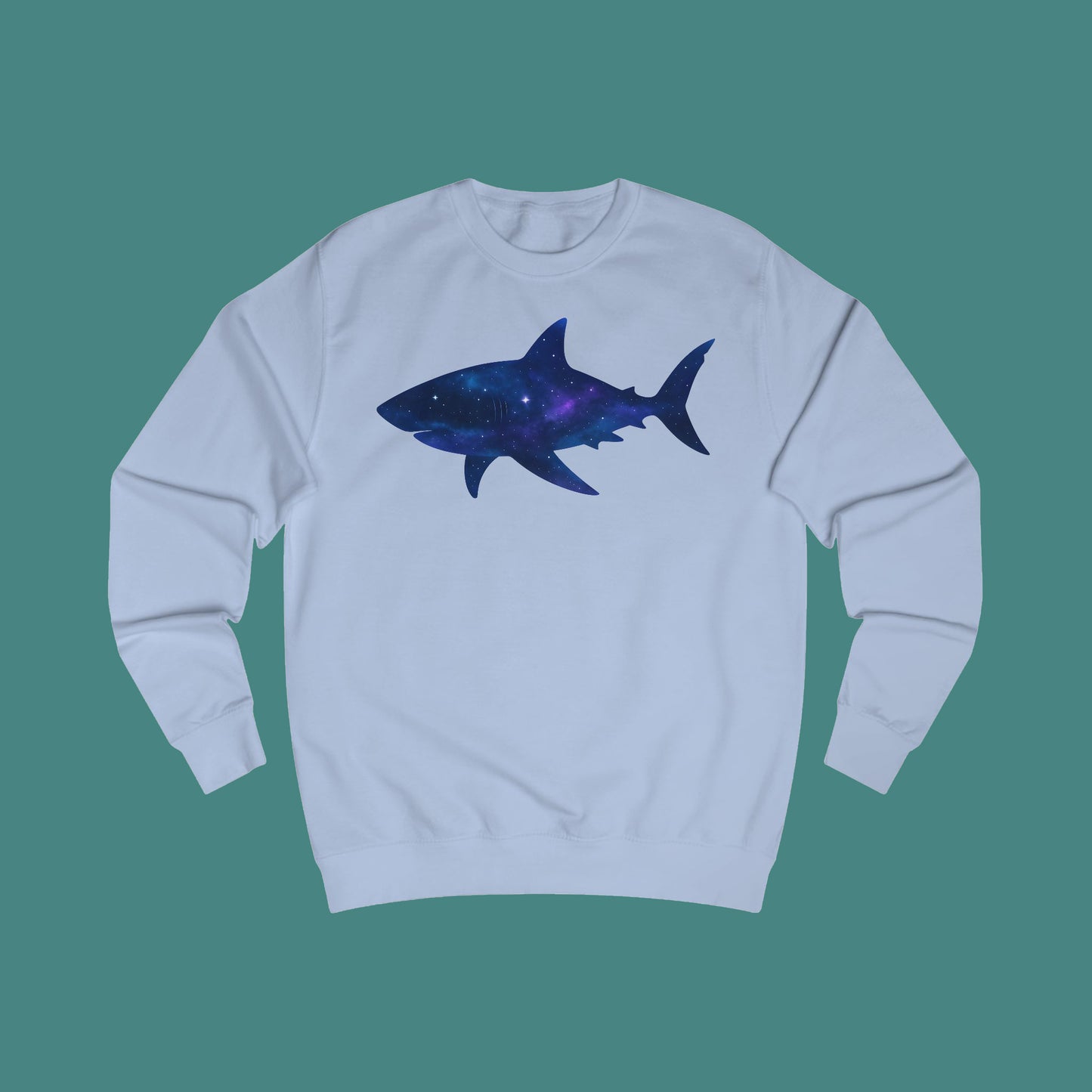 Cosmic Galaxy Shark Unisex Sweatshirt