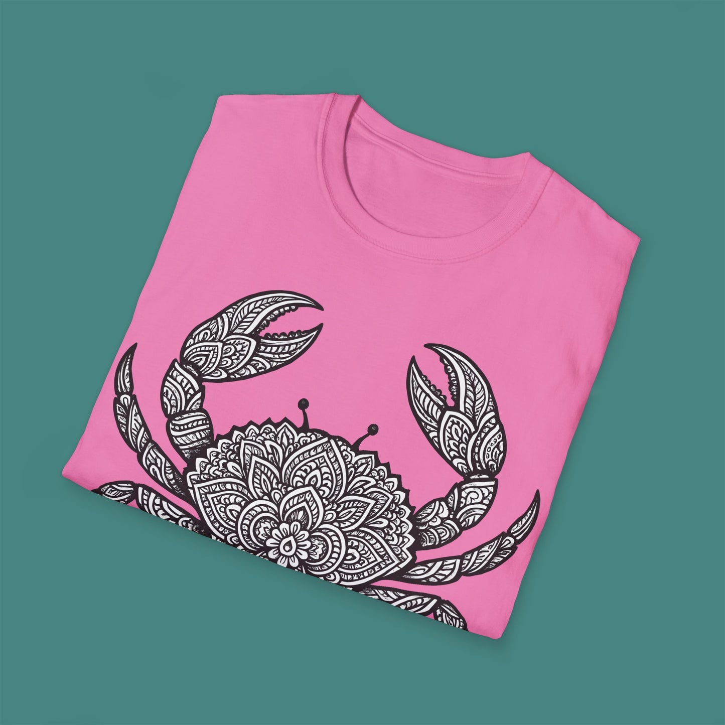 Intricate Mandala Crab Unisex T-Shirt