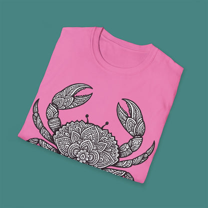 Intricate Mandala Crab Unisex T-Shirt