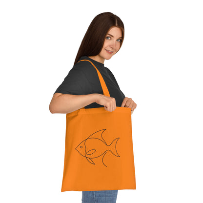 Minimalist Line Art Fish Tote Bag