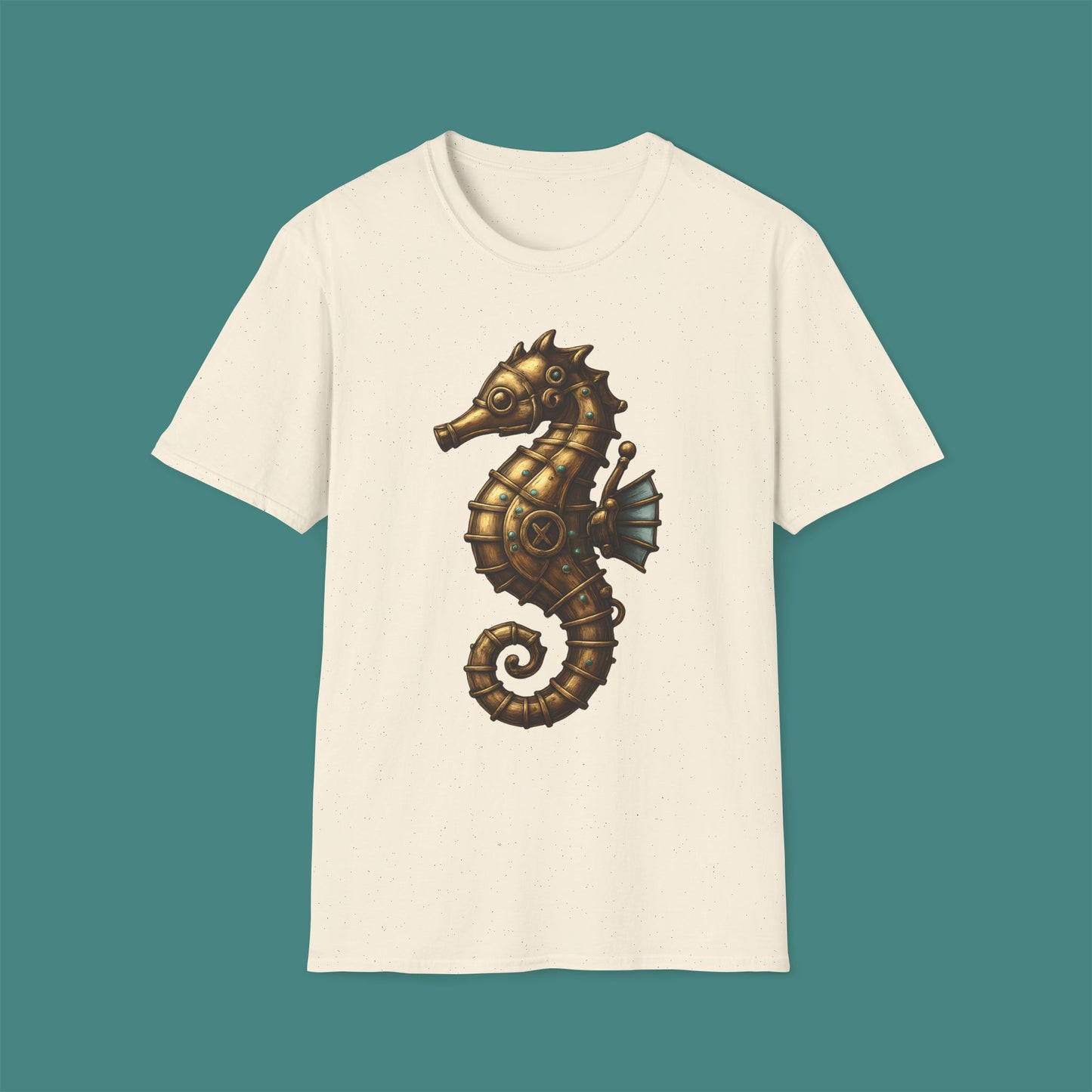 Steampunk Mechanical Seahorse Unisex T-Shirt