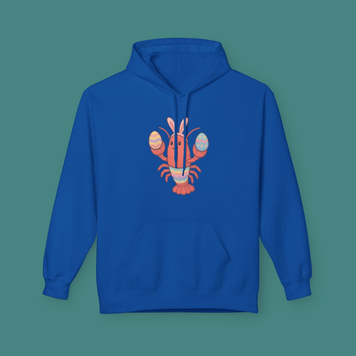 Easter Lobster Fleece Unisex Hoodie