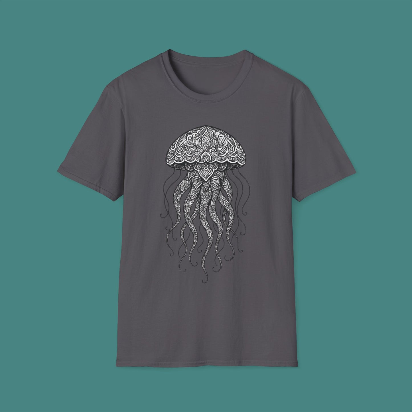 Intricate Mandala Jellyfish Unisex T-Shirt