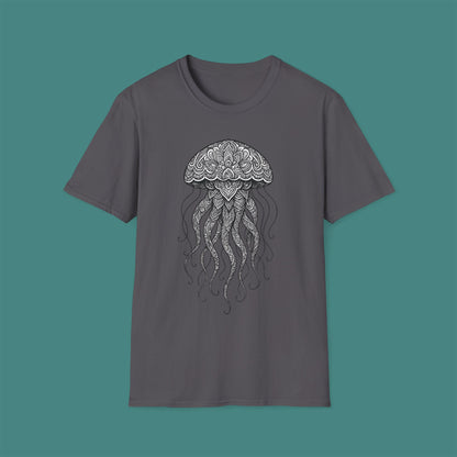 Intricate Mandala Jellyfish Unisex T-Shirt