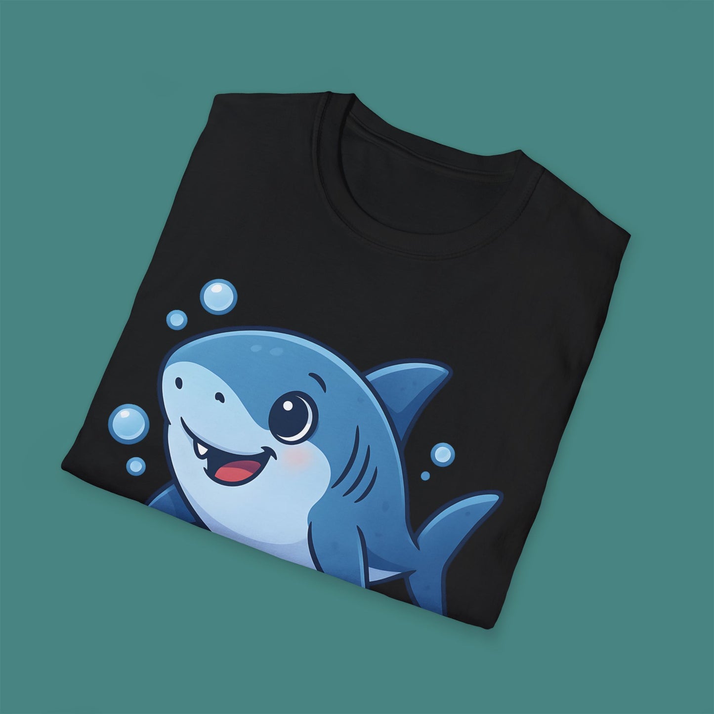 Cartoon Cute Shark Unisex T-Shirt