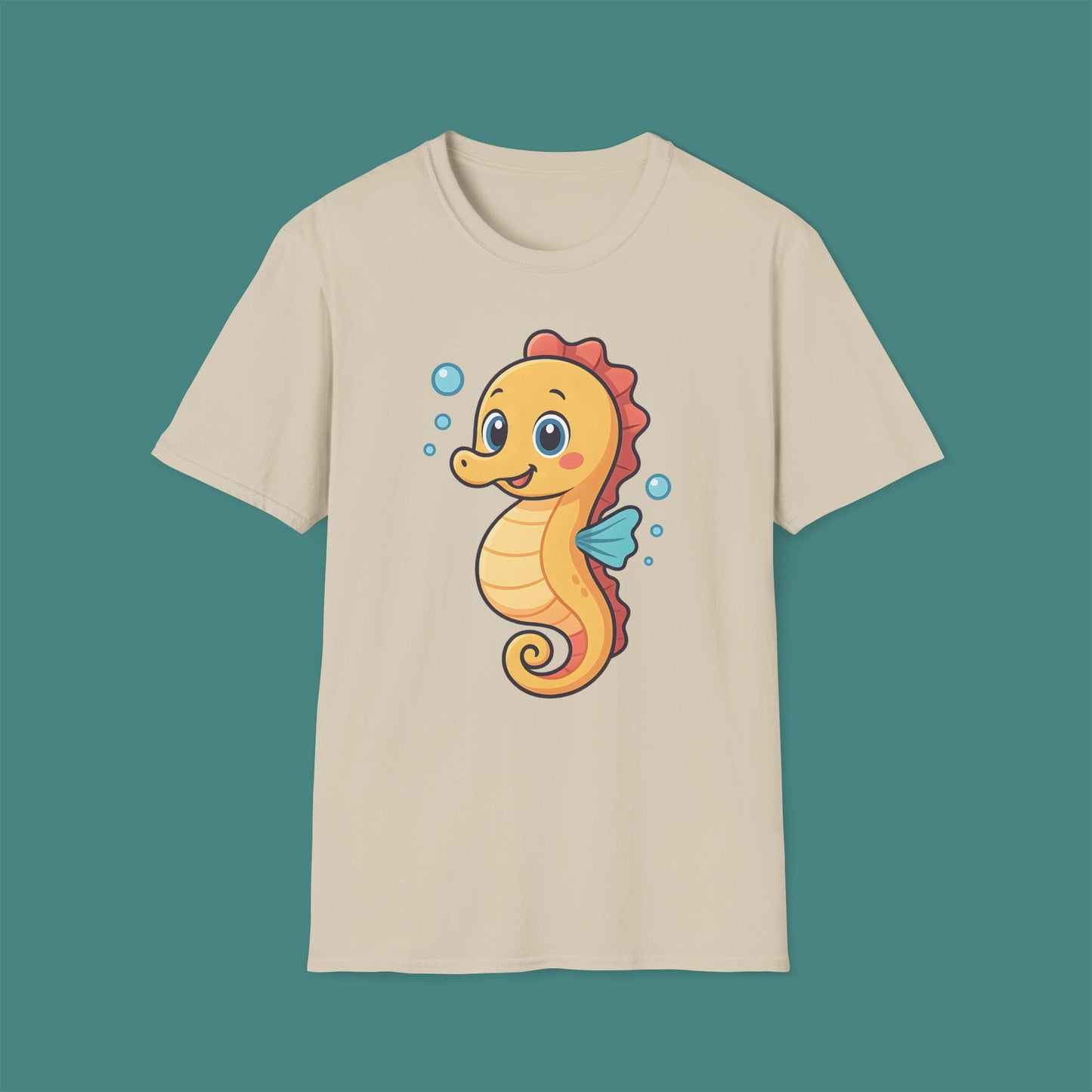 Cartoon Cute Seahorse Unisex T-Shirt