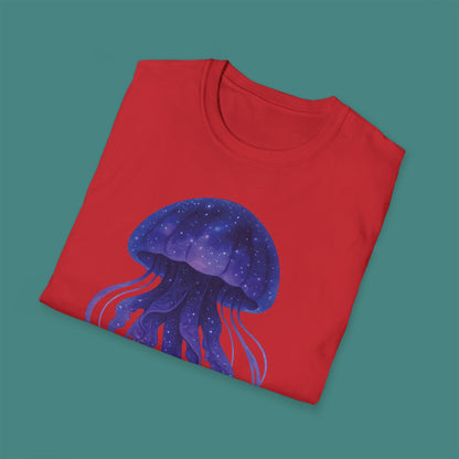 Cosmic Galaxy Jellyfish Unisex T-Shirt