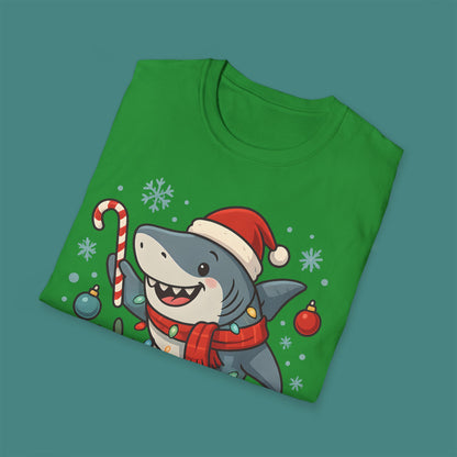 Christmas Shark Unisex T-Shirt