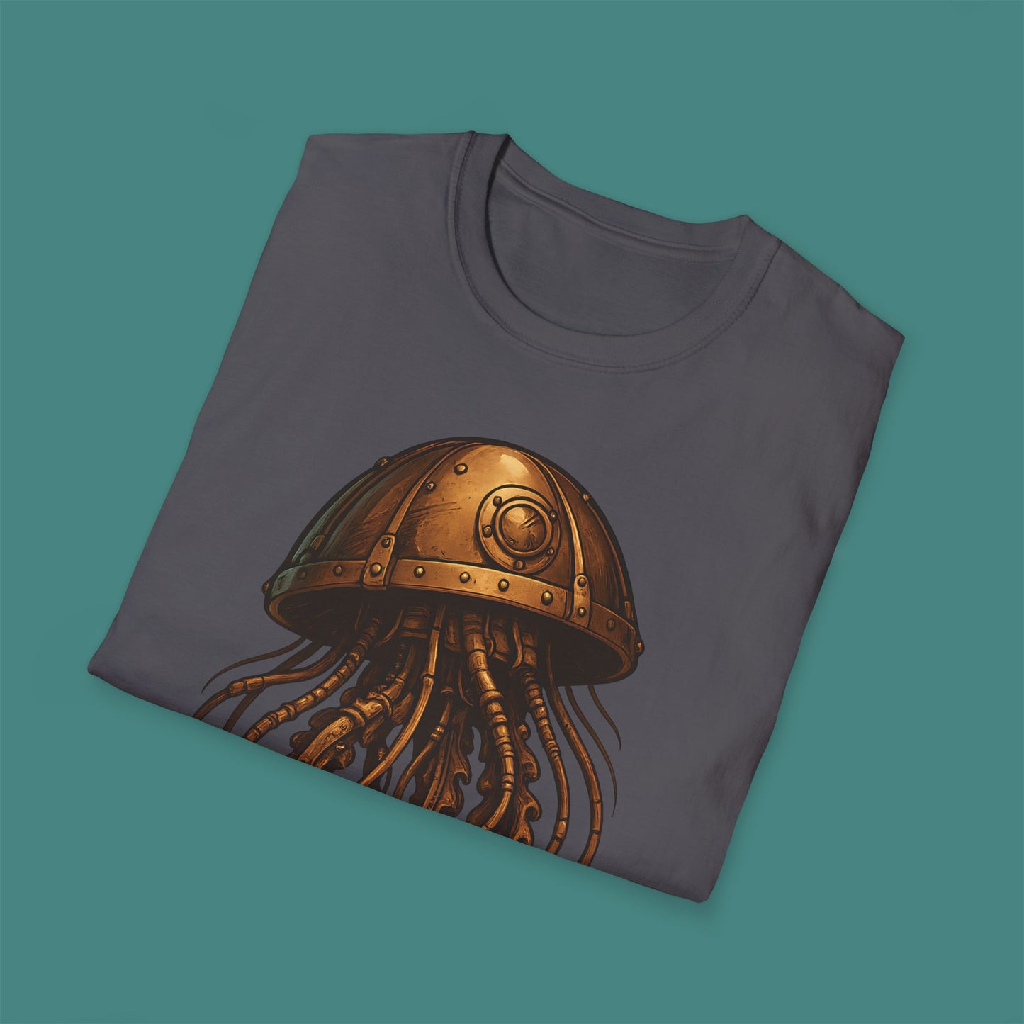 Steampunk Mechanical Jellyfish Unisex T-Shirt
