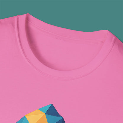 Geometric Polygon Seahorse Unisex T-Shirt
