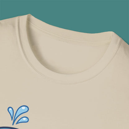 Cartoon Cute Whale Unisex T-Shirt