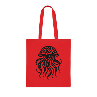 Tribal Tattoo Jellyfish Tote Bag