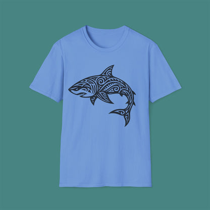 Tribal Tattoo Shark Unisex T-Shirt
