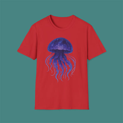 Cosmic Galaxy Jellyfish Unisex T-Shirt