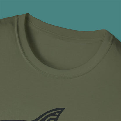 Tribal Tattoo Shark Unisex T-Shirt