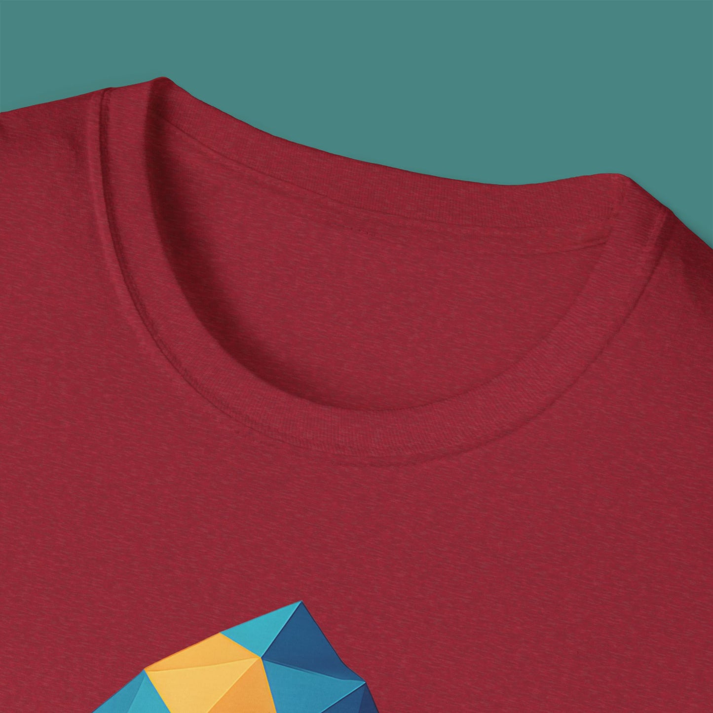 Geometric Polygon Seahorse Unisex T-Shirt