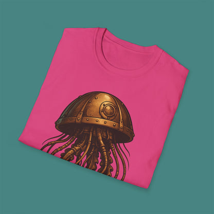 Steampunk Mechanical Jellyfish Unisex T-Shirt