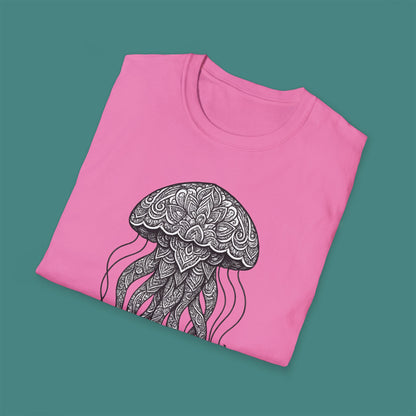 Intricate Mandala Jellyfish Unisex T-Shirt