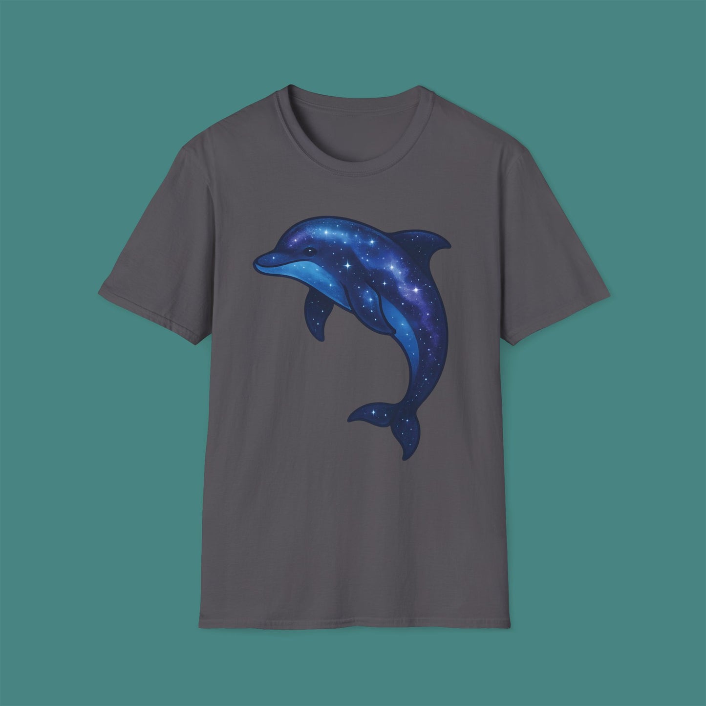 Cosmic Galaxy Dolphin Unisex T-Shirt