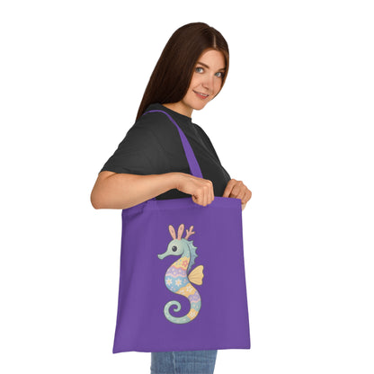 Easter Seahorse Tote Bag