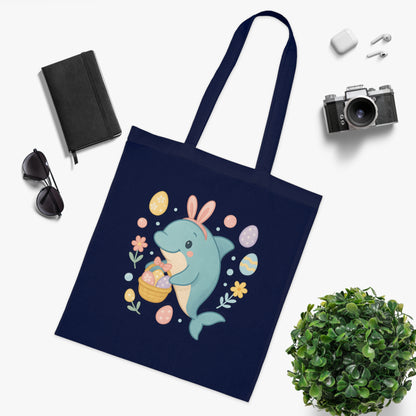 Easter Dolphin Tote Bag