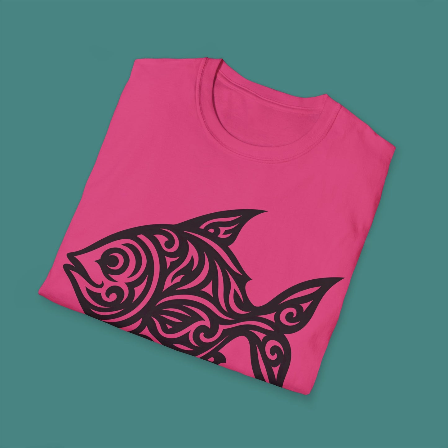 Tribal Tattoo Fish Unisex T-Shirt