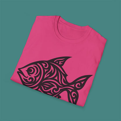 Tribal Tattoo Fish Unisex T-Shirt