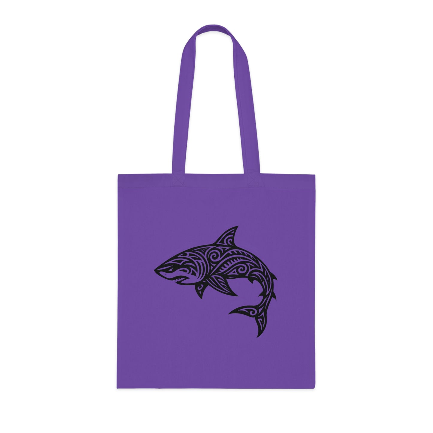 Tribal Tattoo Shark Tote Bag