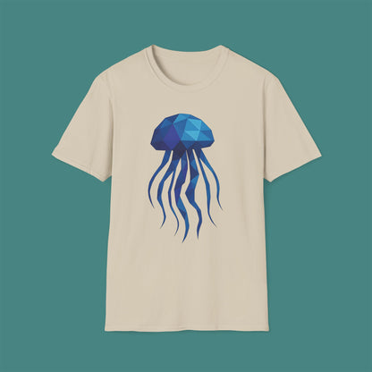 Geometric Polygon Jellyfish Unisex T-Shirt