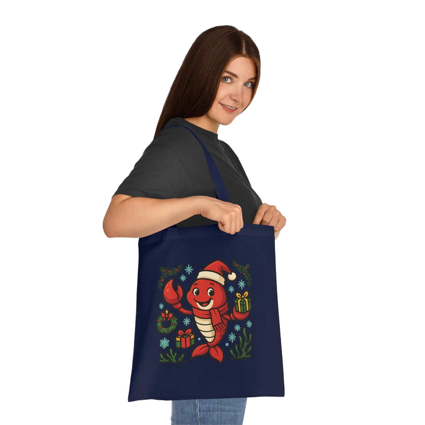 Christmas Lobster Tote Bag