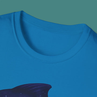 Cosmic Galaxy Fish Unisex T-Shirt
