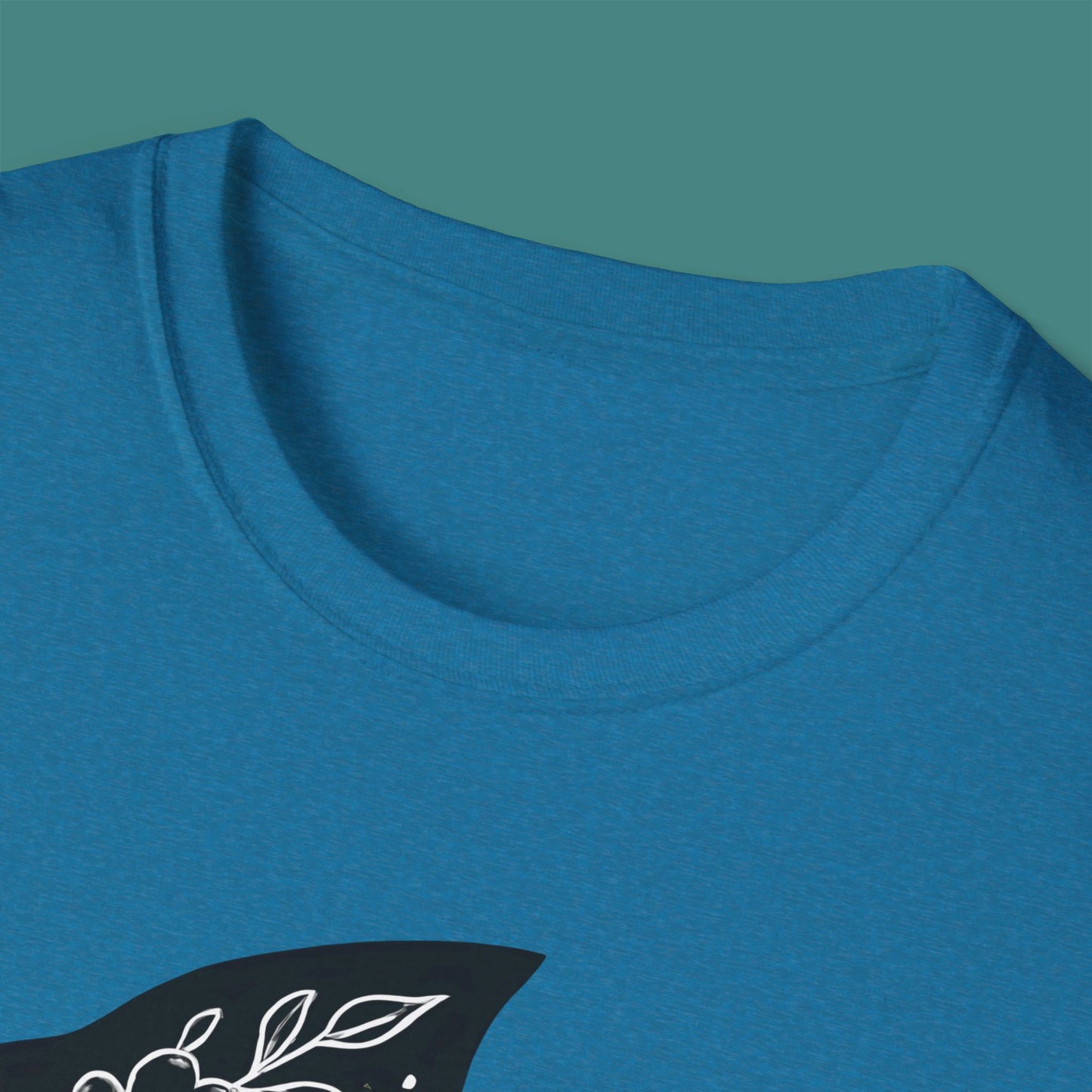 Floral Fish Silhouette Unisex T-Shirt