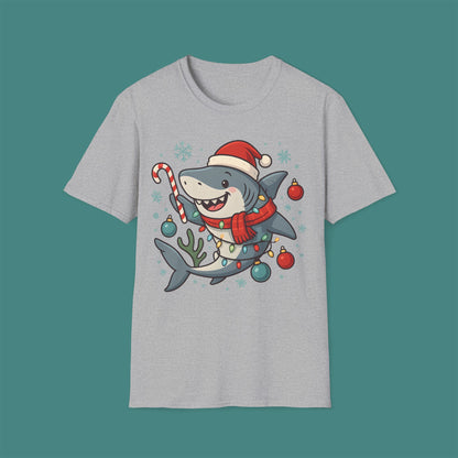 Christmas Shark Unisex T-Shirt